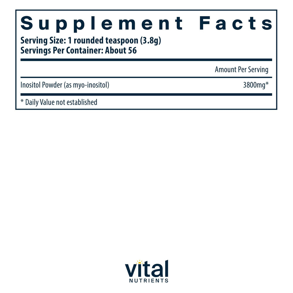 Vital Nutrients polvo blanco textura fina de fácil mezcla y absorción
