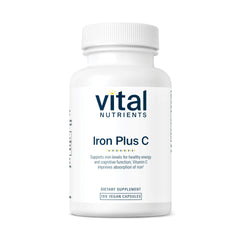 Vital Nutrients frasco delante mostrando diseño y cantidad