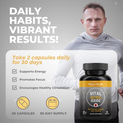 VITAL NUTRITIVE escena lifestyle con hombre activo para inspiración diaria