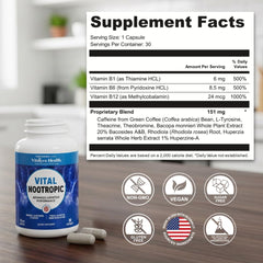 VITAL NUTRITIVE mujer trabajando concentrada, apoyo para productividad