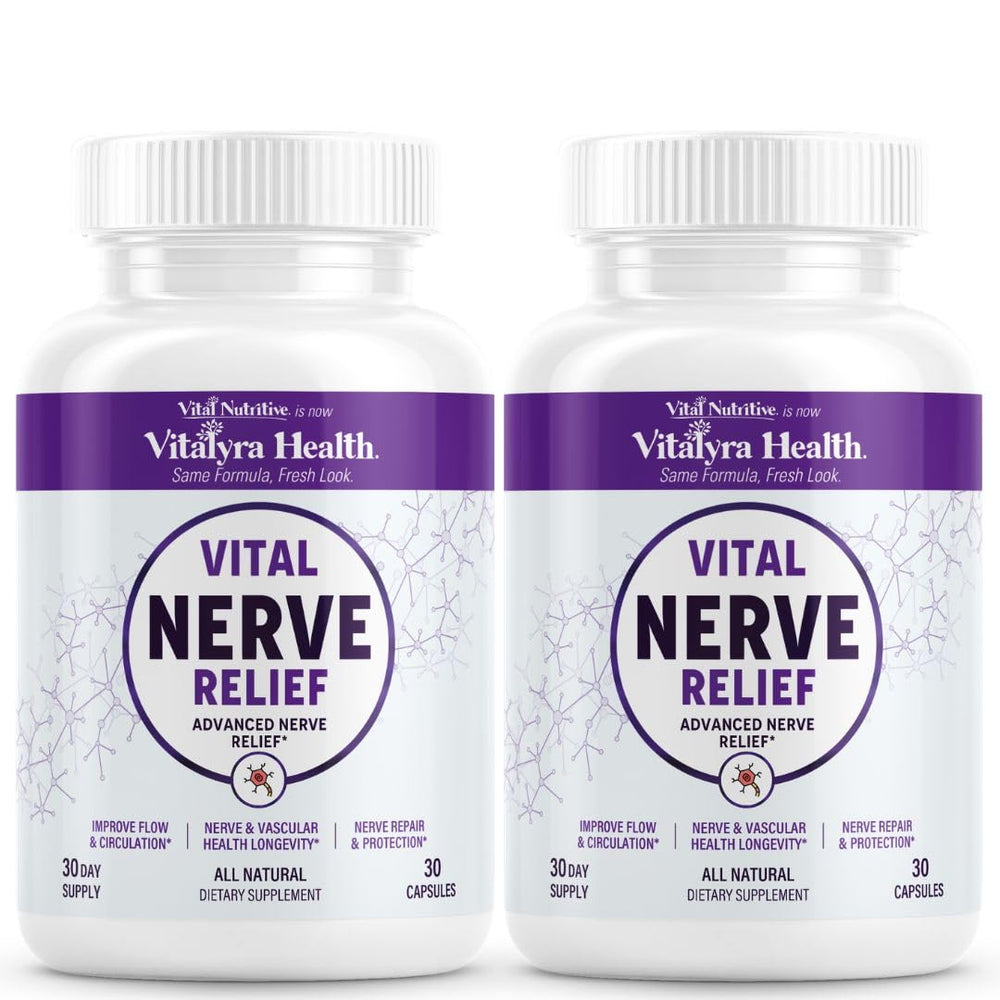 VITAL NUTRITIVE frontal del envase que muestra la fórmula nerviosa y claridad