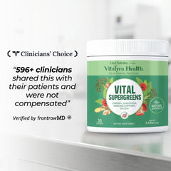 VITAL NUTRITIVE botella junto a mano para mostrar tamaño real del envase