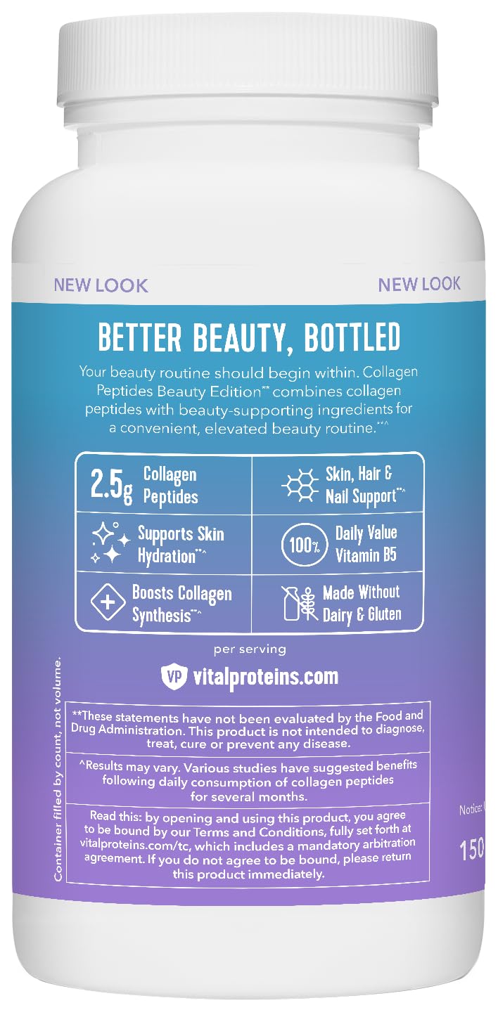 Vital Proteins brillo natural en piel y cabello con uso regular.