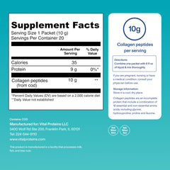 Vital Proteins polvo disolviéndose en agua fría, mezcla rápida y sin grumos