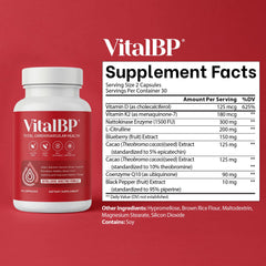 VitalBP cápsulas textura cerca mostrando calidad y pureza