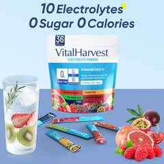 VitalHarvest Endure sobre en mano mostrando tamaño práctico para bolso