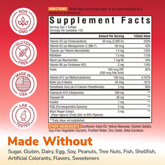 Detalle de absorción mejorada de Vitalibre CoQ10 para mayor aprovechamiento.