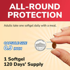 Vitalibre CoQ10 con PQQ y omega-3 para salud celular y bienestar general.