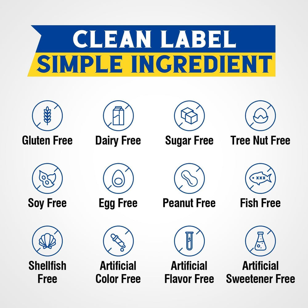 Vitalibre libre de OGM y alérgenos, apto para dietas diversas.