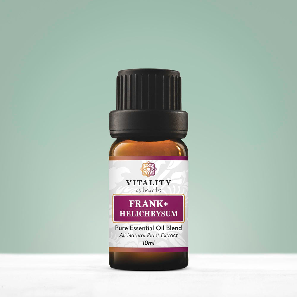 Detalle del gotero y textura del aceite de Vitality para aplicación tópica segura