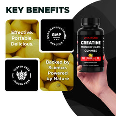 Vitamatic gominolas sobre bolsa de gimnasio, ideal para entrenamiento
