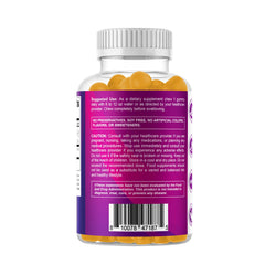 Vitamatic Folic Acid Gummies bottle with spoon for easy serving.