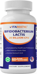 Vitamatic frente del frasco mostrando etiqueta clara y beneficio diario
