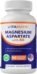 Vitamatic envase frontal mostrando 90 cápsulas y beneficio de alta potencia
