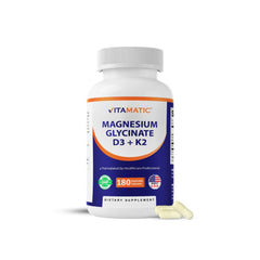 Vitamatic envase frontal mostrando 180 cápsulas para suministro prolongado