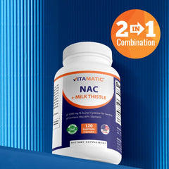 Vitamatic ingredientes NAC y cardo mariano representados, concentración y origen vegetal