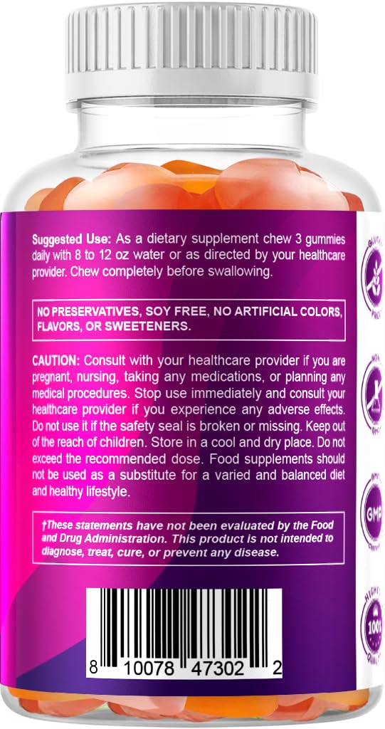 Vitamatic Prebiotic Fiber Gummies on-the-go serving for travel