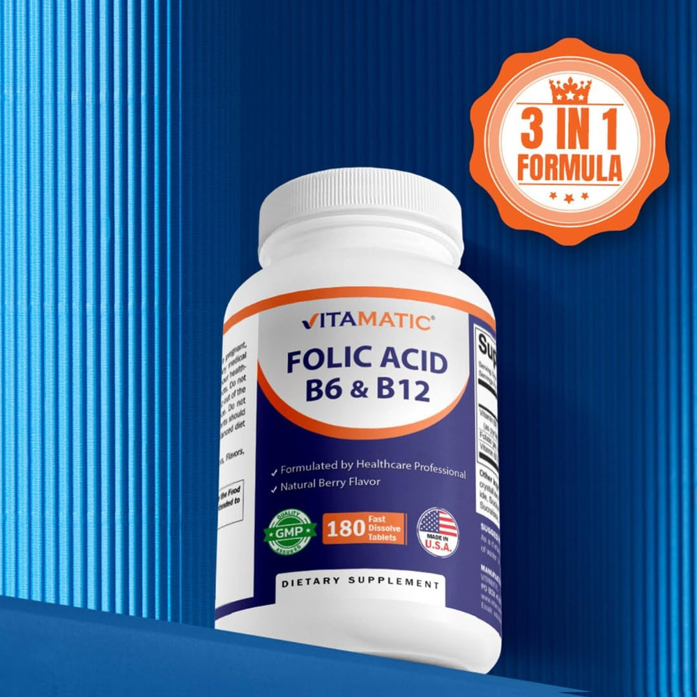 Vitamatic tableta en la boca sin agua para administración rápida y sencilla