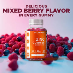 Vitamatic etiqueta nutricional ampliada, información clara de zinc