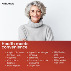 Vitamax en rutina matutina junto a vaso de agua, integración fácil en el día