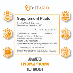 Vitamo cápsula en primer plano mostrando textura y beneficio de protección liposomal