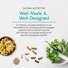 Vitanica Motilidad del Colon: mezcla herbal y enzimas para la digestión