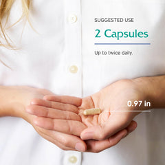 Vitanica GABA Ease, dosis diaria, soporte calmante suave para uso cotidiano.