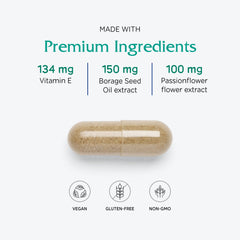 Vitanica con ginkgo y hierba de San Juan para apoyo del ciclo.