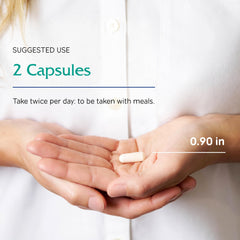 Vitanica OsteoBlend se toma con agua para una rutina diaria.