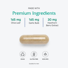 Etiqueta trasera de Rauwolfia Extra resume ingredientes naturales y uso recomendado.