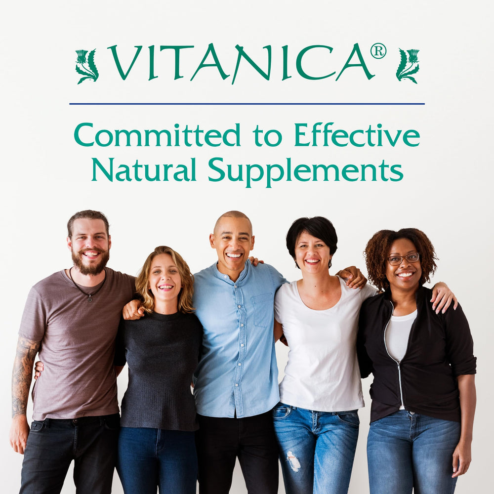 Vitanica Wild-crafted botanicals display signaling natural sourcing and potency