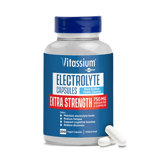 Vitassium envase frontal mostrando 200 cápsulas y beneficio conveniencia