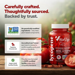 VitaUp etiqueta nutricional visible para transparencia de ingredientes