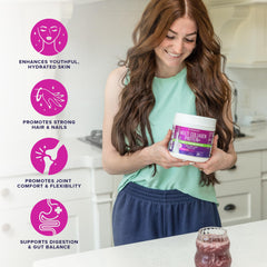 Vitauthority Multi Collagen Probiotics preparando café sin sabor