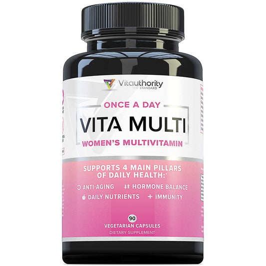 Vitauthority Multivitamina para Mujer en cápsulas, nutrients diarios.