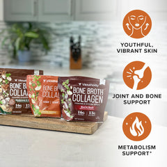 Vitauthority Polvo mezcla rápida para bebidas cálidas y reconfortantes.