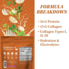 Vitauthority preparación fácil: mezclar con agua caliente para un caldo sabroso.