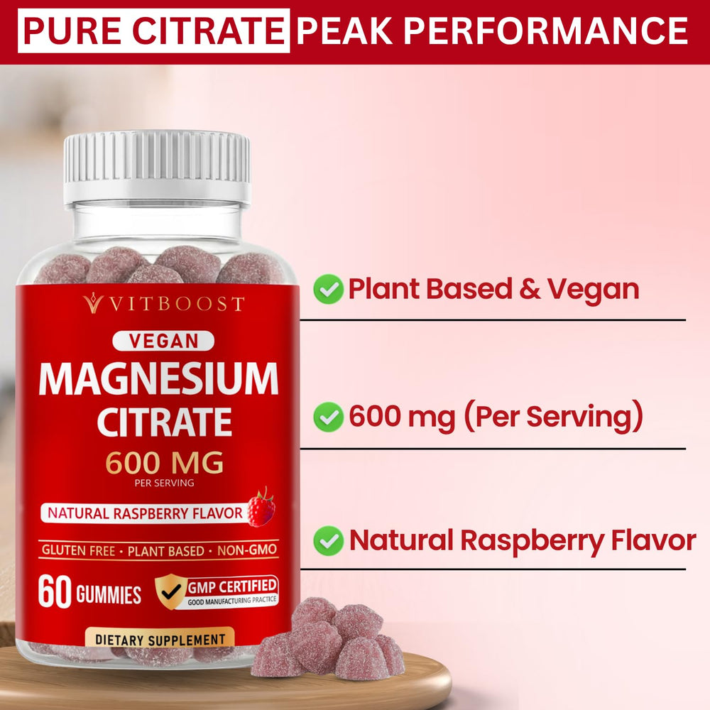 VITBOOST etiqueta con lista de ingredientes y certificado GMP