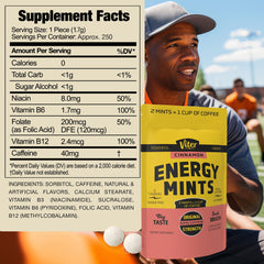 Viter Energy mints en uso por estudiante para enfoque y energía