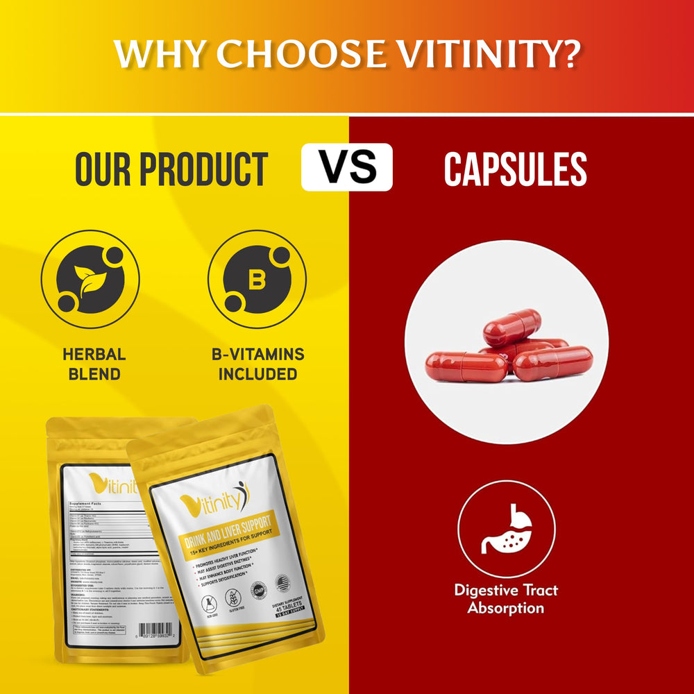 VITINITY información nutricional detallada enfocando dosis y vitaminas