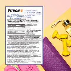 Vitron-C en entorno de estilo de vida saludable apoyando bienestar