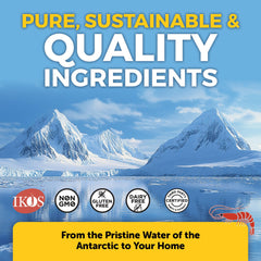 Viva Naturals etiqueta nutricional con EPA, DHA y astaxantina claros