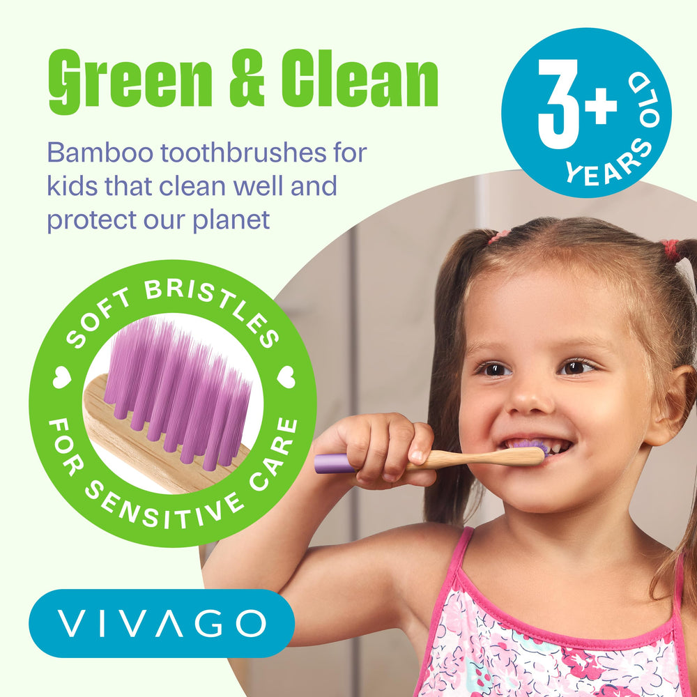VIVAGO primer plano de cerdas suaves protege encías y limpia con delicadeza