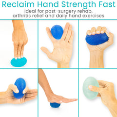 Vive en mano durante un apretón, mejora agarre y fuerza de forma práctica