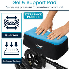 Vive Mobility bolsillo con cremallera que sujeta el gel de forma segura