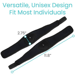 Vive soporte de arco detalle del cierre de correa ajustable para fijación segura