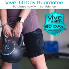 Vive estilo de vida corredor usando el soporte para prevenir relesiones