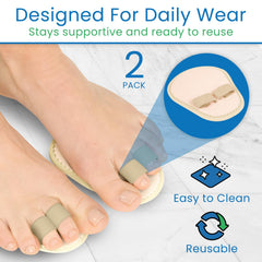 VIVEsole dentro de un zapato formal demostrando compatibilidad con calzado elegante