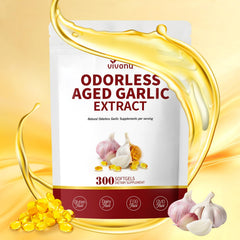 VivoNu empaque frontal mostrando 300 softgels y beneficio de suministro prolongado