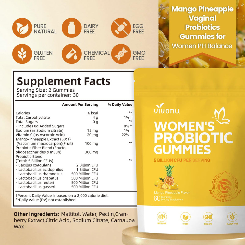 Gomitas VivoNu empaque de 60 gomitas para tu rutina.